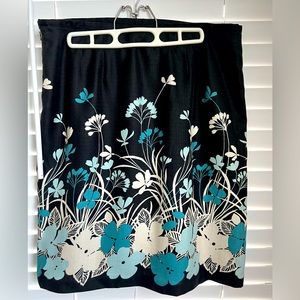 Ann Taylor loft skirt floral pattern